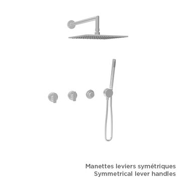 Finition seule pour ensemble de douche thermostatique (manettes au choix) by BARIL - view 8