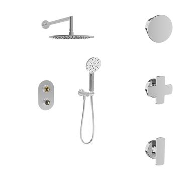 Finition seule pour ensemble de douche thermostatique pression équilibrée sans manette by BARIL - view 2