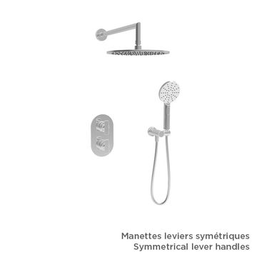 Finition seule pour ensemble de douche thermostatique pression équilibrée sans manette by BARIL - view 9