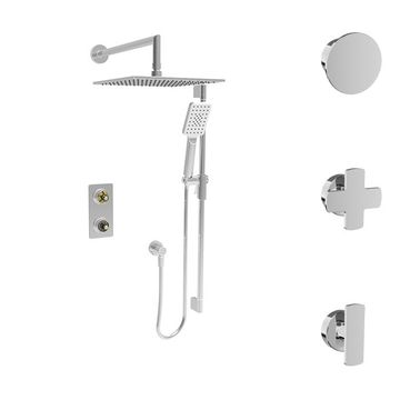 Ensemble complet de douche thermostatique à pression équilibrée (manettes au choix) by BARIL - view 2