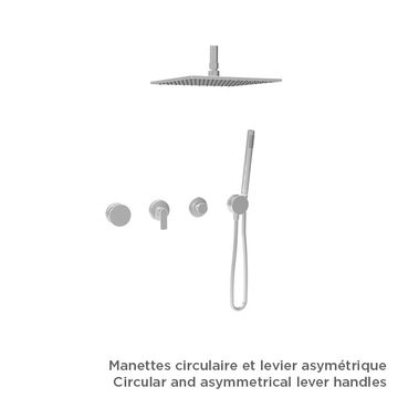 Ensemble complet de douche thermostatique (manettes au choix) by BARIL - view 9