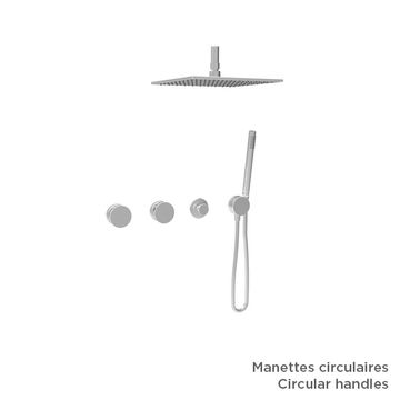 Ensemble complet de douche thermostatique (manettes au choix) by BARIL - view 3