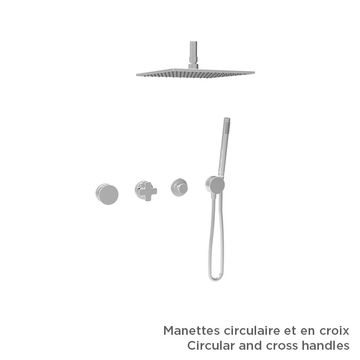 Ensemble complet de douche thermostatique (manettes au choix) by BARIL - view 4
