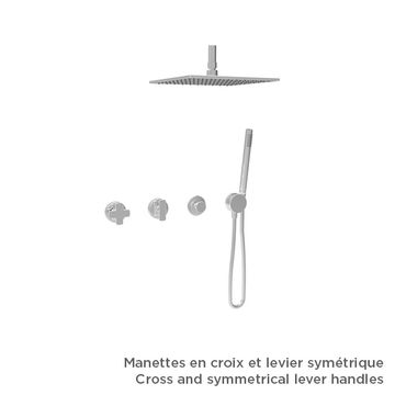 Ensemble complet de douche thermostatique (manettes au choix) by BARIL - view 7