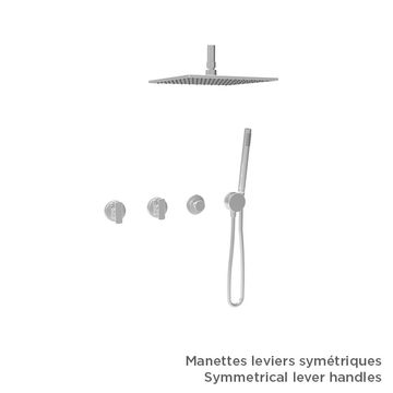 Ensemble complet de douche thermostatique (manettes au choix) by BARIL - view 8