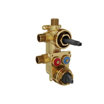 Brut de valve thermostatique à pression équilibrée 1-2-3 voies (NPT/soudé) by BARIL - view 2