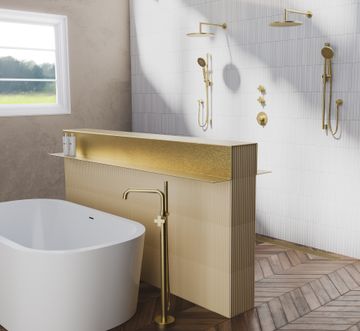 Finition seule pour robinet de bain au sol avec douchette (manette au choix) by BARIL - view 7