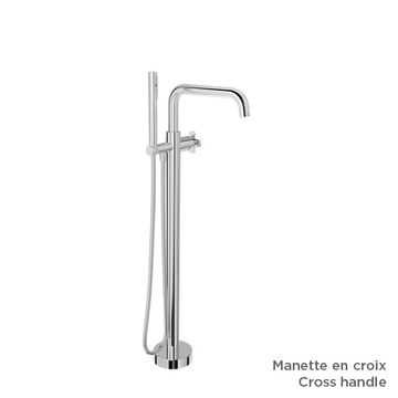 Finition seule pour robinet de bain au sol avec douchette (manette au choix) by BARIL - view 4