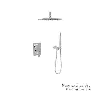 Finition seule pour ensemble de douche à pression équilibrée (manettes au choix) by BARIL - view 3