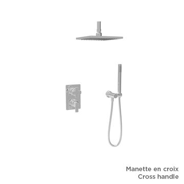 Finition seule pour ensemble de douche à pression équilibrée (manettes au choix) by BARIL - view 4