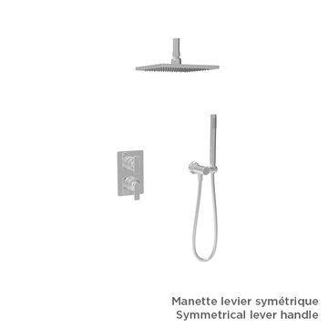 Finition seule pour ensemble de douche à pression équilibrée (manettes au choix) by BARIL - view 5