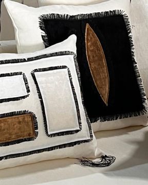 Canapé Mille Et Une Nuit N°4 150 cm collection « couture » Retour De Saint Tropez en lin lavé blanc Capri by Bérengère Leroy - view 2