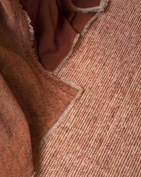 Tapis Bamboo Terracotta by Bérengère Leroy - view 2