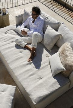 Canapé Outdoor Daybed Nude Collection Saint Barth / Fabriqué en France by Bérengère Leroy - view 2