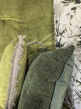 Canapé Mille Et Une Nuit 250 cm Collection « Couture » Indochine by Bérengère Leroy - view 2