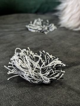 Canapé Mille Et Une Nuit 160 cm en lin Vérone chenille soft washed gazon by Bérengère Leroy - view 2