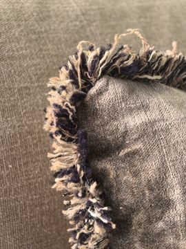 Canapé Bohème 200 cm en tissu Origine chanvre & fibres d’eucalyptus coloris havane beach by Bérengère Leroy - view 3
