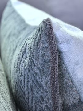 Canapé Mille Et Une Nuit 210 cm en chanvre & fibres d’eucalyptus Origine abyss by Bérengère Leroy - view 5