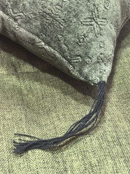 Canapé Mille Et Une Nuit 220 cm en Zana kaki by Bérengère Leroy - view 2