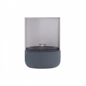 CALMA Lantern Steel Gray/Smoke Size S by Blomus - view 2