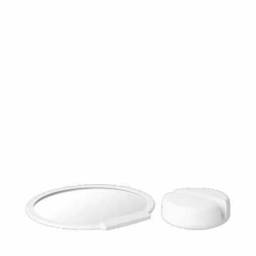 Cosmetic Mirror SONO White 5x by Blomus - view 2