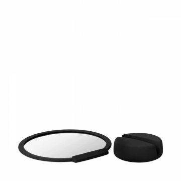 Cosmetic Mirror SONO Black 5x by Blomus - view 2