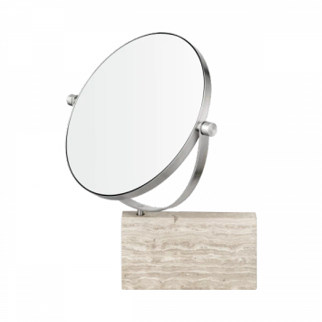 LAMURA Marble Wall Mirror 5x by Blomus - view 3