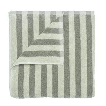 ARTO bath towel made from organic cotton in Desert Sage by Blomus - view 2