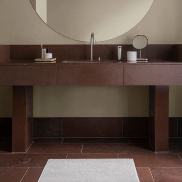 MODO Cosmetic Mirror Stainless Polished 5x by Blomus - view 3