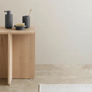 ENGAWA stool in oak made of solid oak wood by Blomus - view 3