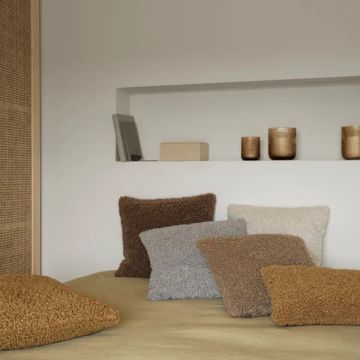 TEDDY Cushion Cover Sharkskin 50x50 cm, Oeko-Tex, gray by Blomus - view 2