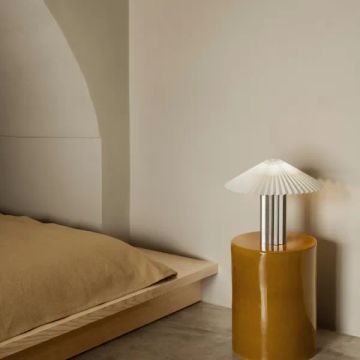 TORU Ceramic Stool Indian Tan, cylindrical, unique, modern by Blomus - view 3