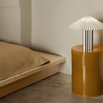 TORU Ceramic Stool Indian Tan, cylindrical, unique, modern by Blomus - view 4