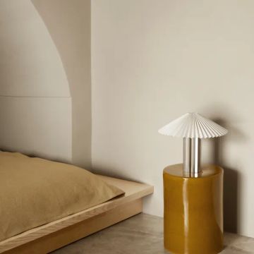 TORU Ceramic Stool Indian Tan, cylindrical, unique, modern by Blomus - view 5