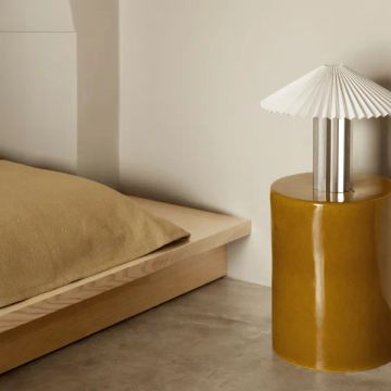 TORU Ceramic Stool Indian Tan, cylindrical, unique, modern by Blomus - view 6