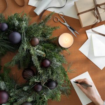 JUHLA Christmas balls Smoke – set of 4 gray balls by Blomus - view 4