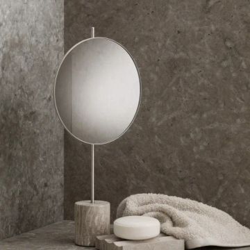 LAMURA Marble Cosmetic Mirror 5x by Blomus - view 4