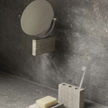 LAMURA Marble Wall Mirror 5x by Blomus - view 4