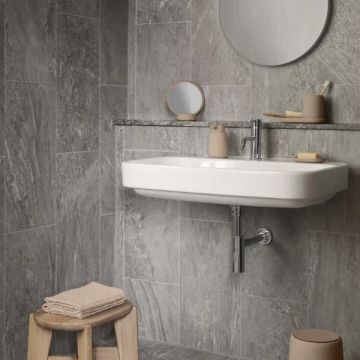 ELI oak step stool, 30 cm, Wood color by Blomus - view 6
