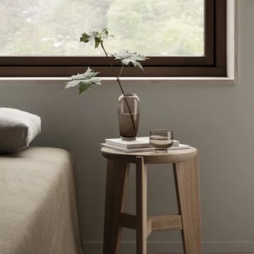 ELI stool made of oak in wood, 45 cm high by Blomus - view 4