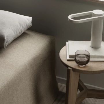 ELI stool made of oak in wood, 45 cm high by Blomus - view 5