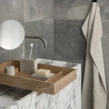 LAMURA Marble Cosmetic Mirror 5x by Blomus - view 3