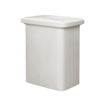 TOKI ceramic stool Lily White T-shape by Blomus - view 2