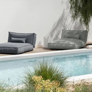 STAY Outdoor Bed Cloud Bouclé 120 × 190 cm by Blomus - view 5