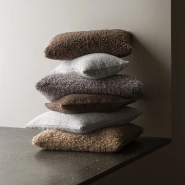 TEDDY Cushion Cover Sharkskin 40x60 cm, Oeko-Tex, gray by Blomus - view 2