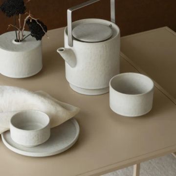 MAKOTO Moonbeam teacup, stoneware by Blomus - view 5