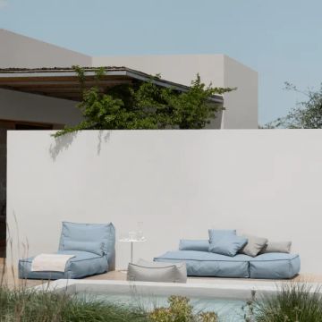 STAY outdoor stool 60 x 60 cm – flexible by Blomus - view 4