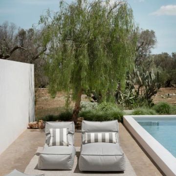 STAY outdoor stool 60 x 60 cm – flexible by Blomus - view 5