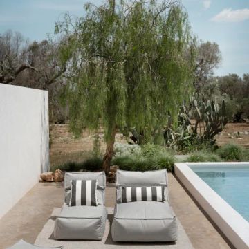 STAY outdoor stool 60 x 60 cm – flexible by Blomus - view 6