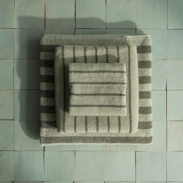 ARTO bath towel made from organic cotton in Desert Sage by Blomus - view 5